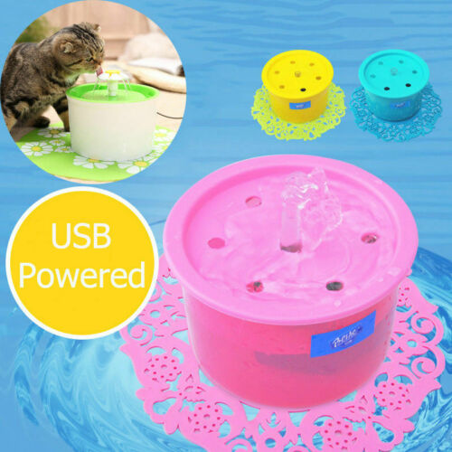 2019 Automatic Cat Water Fountain Feeding Electric Mute Water Feeder USB Dog Pet Drinker Bowl Pet Drinking Dispenser For Cat Dog