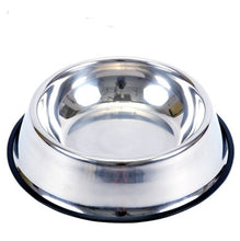 Load image into Gallery viewer, 1Pcs Dog Cat Food Bowls Stainless Steel Pets Drinking Feeding Bowls Pet Supplies Anti-skid Dogs Cats Water Bowl Pet Tools