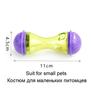 Interactive Dog Cat Food Treat Ball Bowl Toy Funny Pet Shaking Leakage Food Container Puppy Cat Slow Feed Pet Tumbler Toy