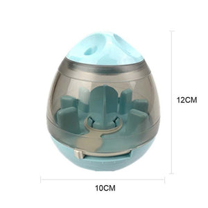 Interactive Dog Cat Food Treat Ball Bowl Toy Funny Pet Shaking Leakage Food Container Puppy Cat Slow Feed Pet Tumbler Toy