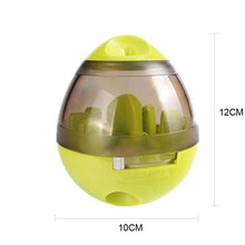 Load image into Gallery viewer, Interactive Dog Cat Food Treat Ball Bowl Toy Funny Pet Shaking Leakage Food Container Puppy Cat Slow Feed Pet Tumbler Toy