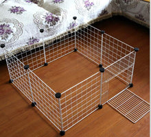 Load image into Gallery viewer, Foldable Pet Playpen Crate  Iron Fence Puppy Kennel House Exercise Training Puppy Kitten Space Dog Gate Supplies For Rabbit