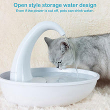 Load image into Gallery viewer, 19 New Swan Pet Water Dispenser Cat Feeding Water Flowing Fountain Cat With Water Dispenser Automatic Recycling Home Essential