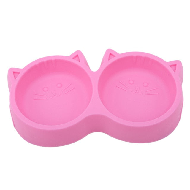 Cute Puppy Slow Down Eating Feeder Cat Shape Dish Bowel New Plastic Pet Dog Feeding Food Bowls Prevent Obesity Dogs Supplies